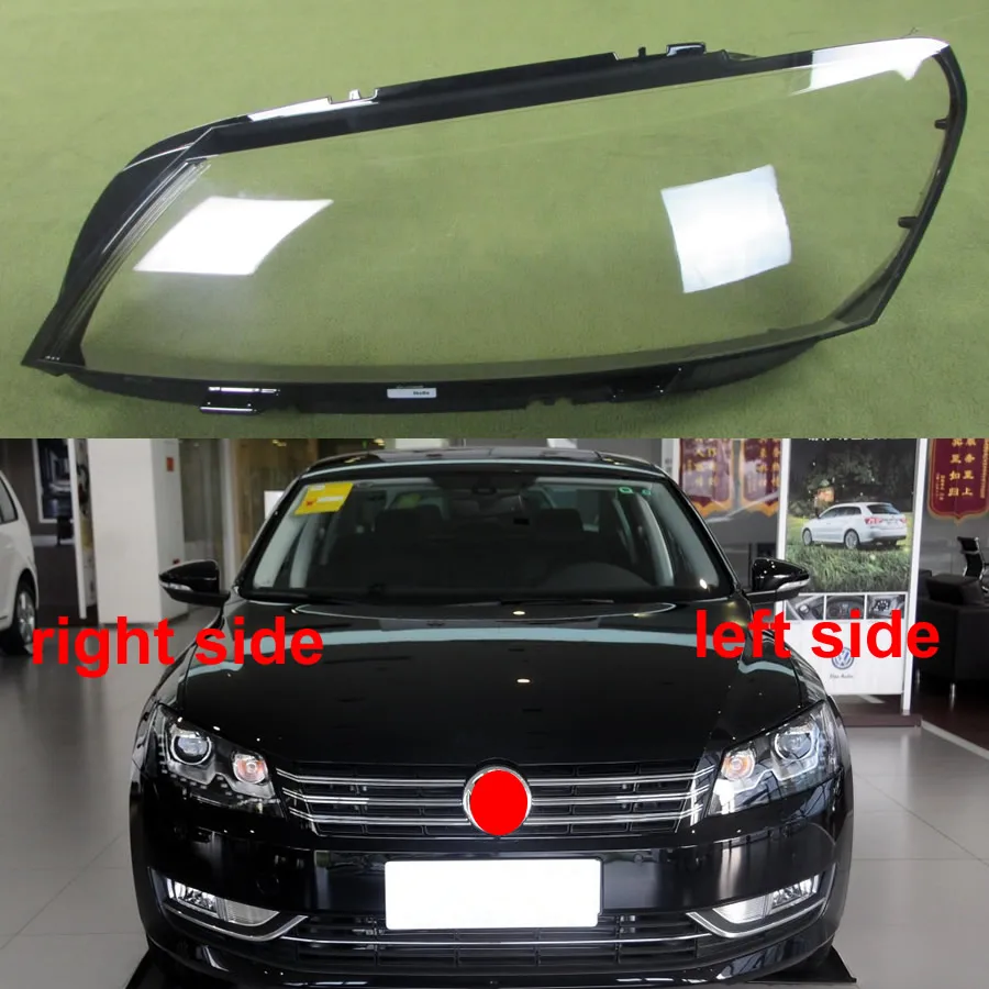 

For Volkswagen VW Passat B7 2011 2012 2013 2014 2015 Headlamp Cover Headlight Shell Lens Plexiglass Replace Original Lampshade