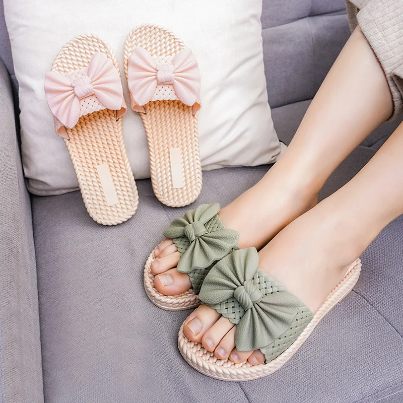 

Female Slippers Summer Outdoor Fashion Indoor Household Flat Bottom Student Dormitory Shower Slippers Soft Non-slip Slippers