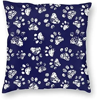 

Чехол в виде кошачьей собачьей лапы, декоративные Квадратные наволочки 18x18 дюймов, уличная наволочка для спальни