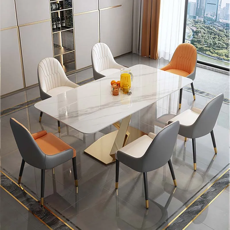 Современный металлический обеденный стол DUTRIEUX