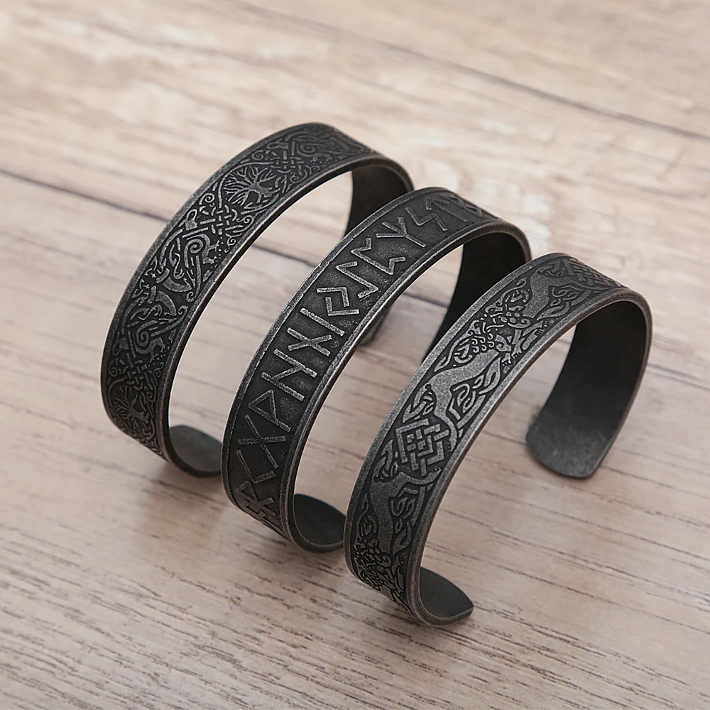 

Nordic Viking Tree of Life Bracelet Vintage Stainless Steel Yggdrasil Bracelet Men Viking Rune Bracelet Biker Jewelry Gift