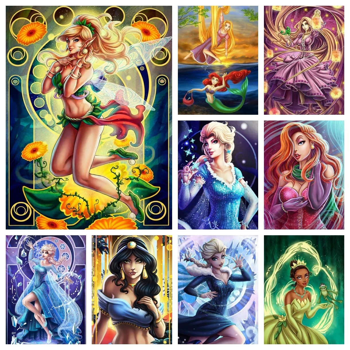 Набор Алмазной Живописи Disney 5D Сделайте Свой Собственный Для Вышивки Крестом С