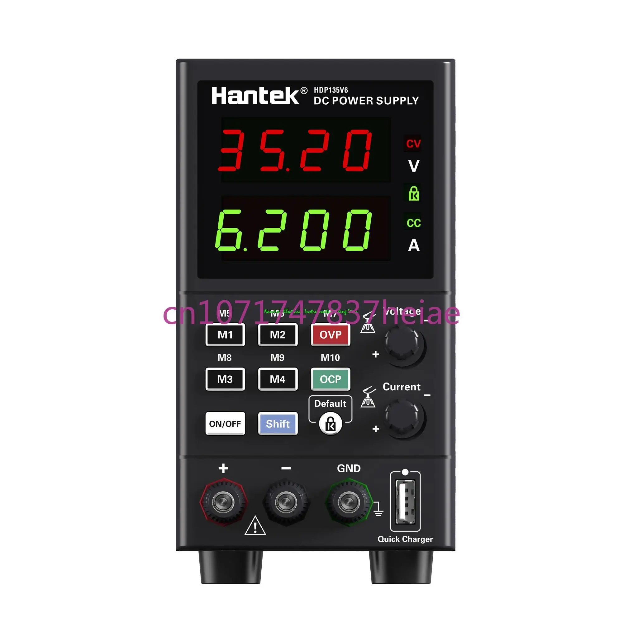 Hantek HDP135V6 0-35V/0-6A Adjustable LED Digital DC Switch Voltage Regulator Power Supply HDP135V6S With 232 interface