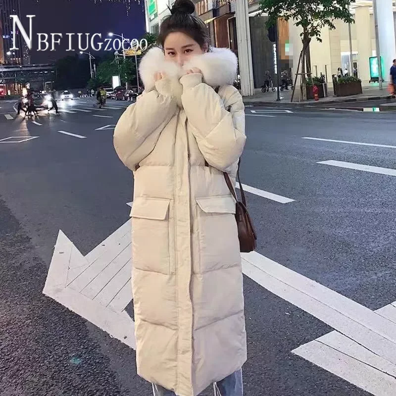 Parkas 2020 New Korean Loose Thick Bread Style Winter Female Overcoat