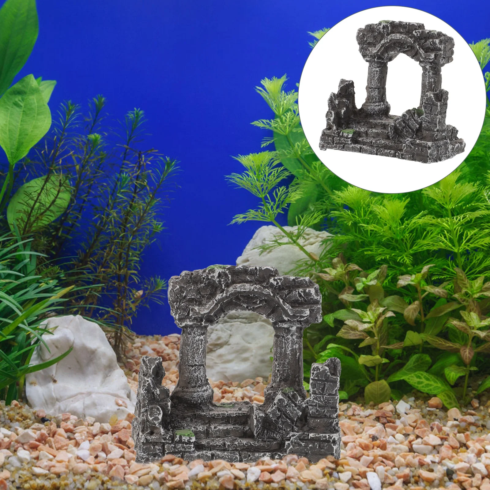 Аквариум из смолы украшение для аквариума ландшафтный дизайн реквизит в стиле