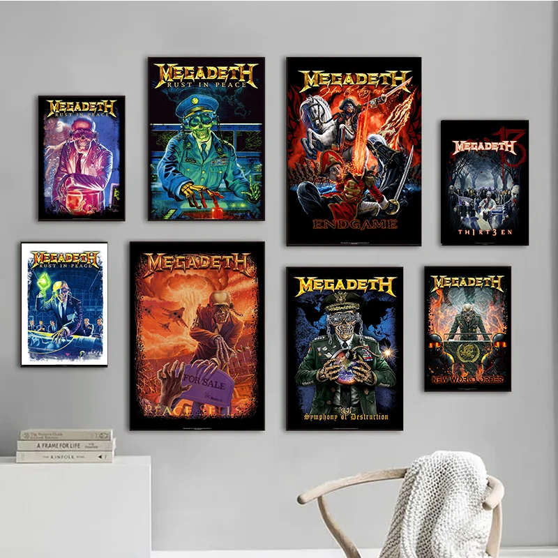 Винтажный постер Megadeth