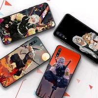 demon slayer uzui tengen phone case for samsung s20 lite s21 s10 s9 plus for redmi note8 9pro for huawei y6 cover