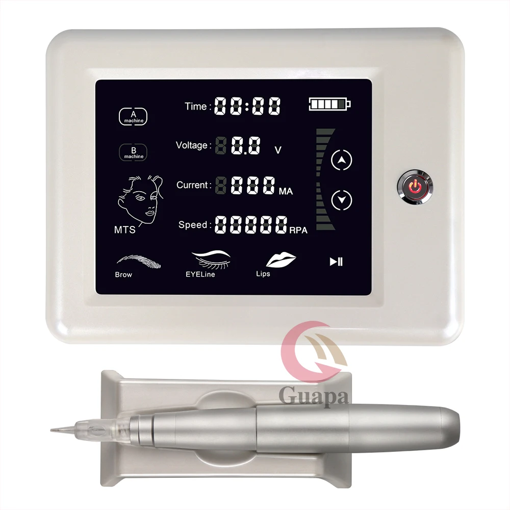 

Touch Screen Permanent Makeup Tattoo Machine Digital Electric Rotary Pen MTS PMU System Makeup Machine with Rechargeable Panel