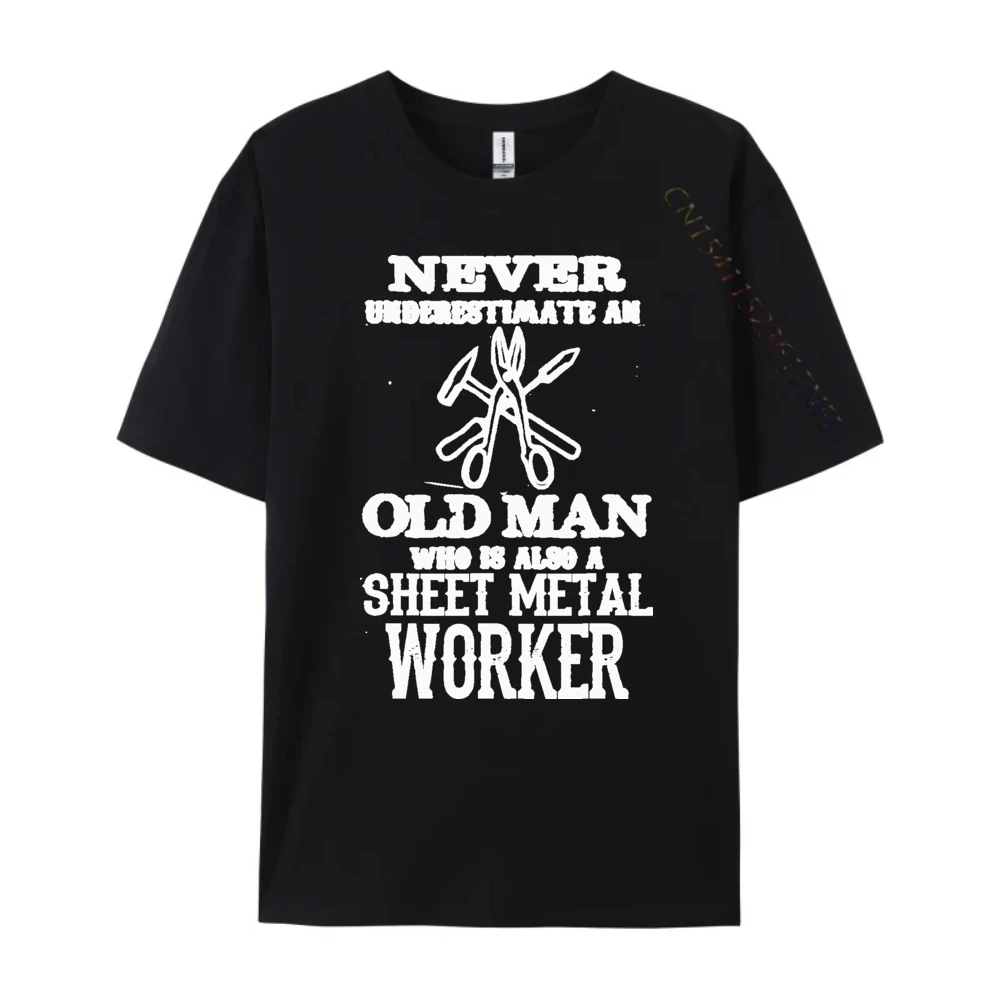 Фото Old Union Sheet Metal Worker Гордый Union Worker Футболки с 3d принтом Мужская мужская одежда Футболки для мужчин Классическая мужская футболка №2