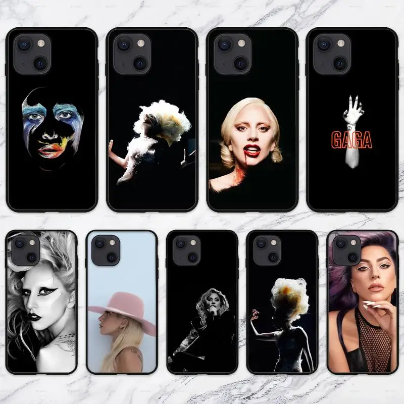 Singer-Lady-Gaga-Sexy-Woman  Phone Case For iPhone 11 12 Mini 13 Pro XS Max X 8 7 6s Plus 5 SE XR Shell
