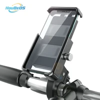 houdeos bike phone holder for motorcycl and bicycl aluminum alloy handlebar mount for 4 7 6 8 inch iphone samsung xiaomi huawei