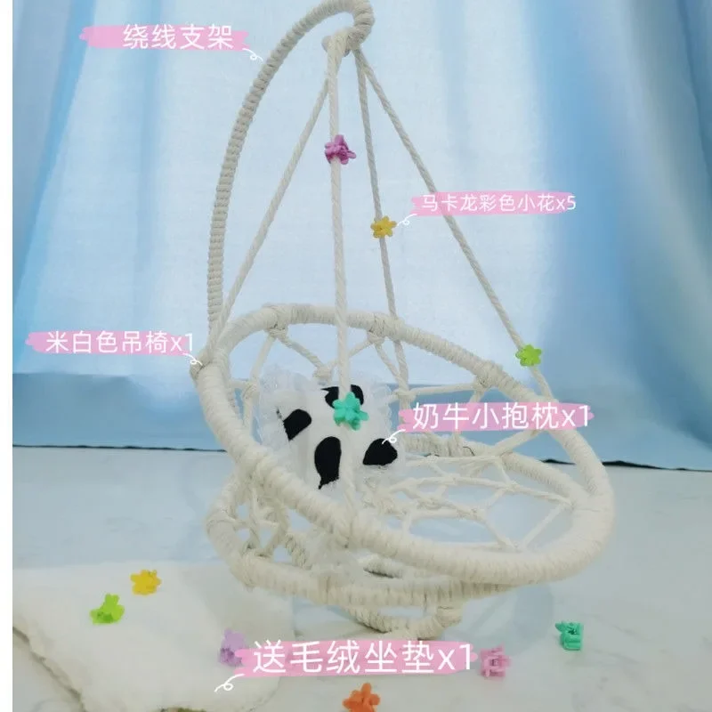 1:12 миниатюрная мебель для кукольного домика кресло-качели гамак кукольный домик