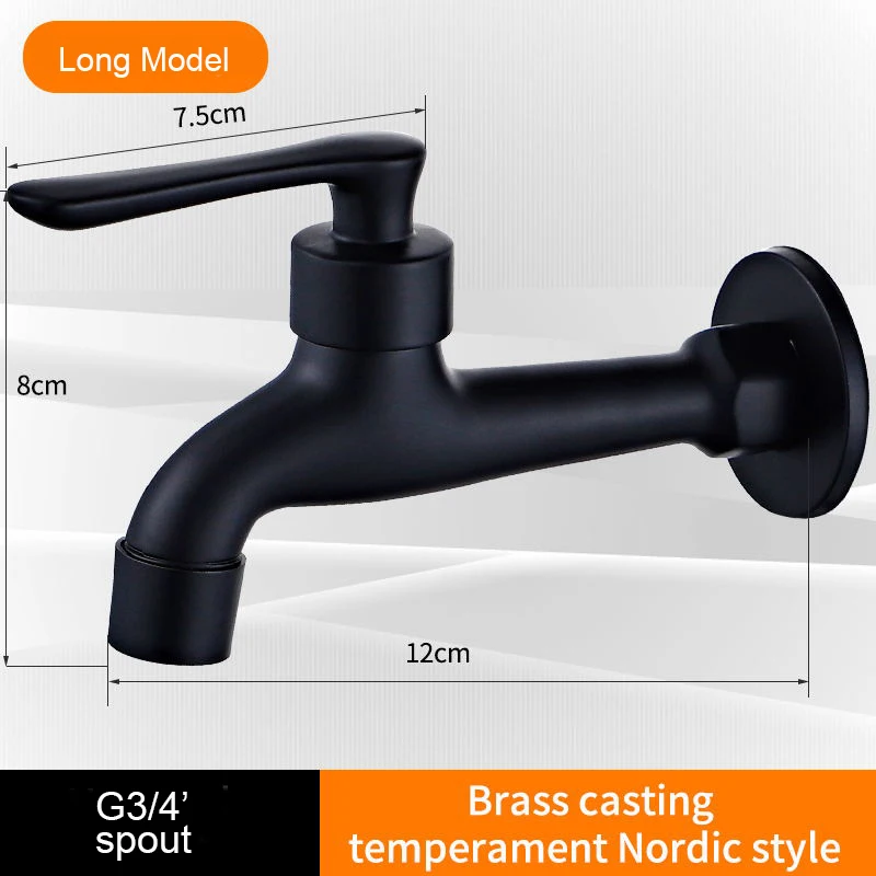 

Черный латунный смеситель Bibcock, уличный садовый смеситель для стиральной машины, чистка белья, смеситель для туалетной швабры WB8511