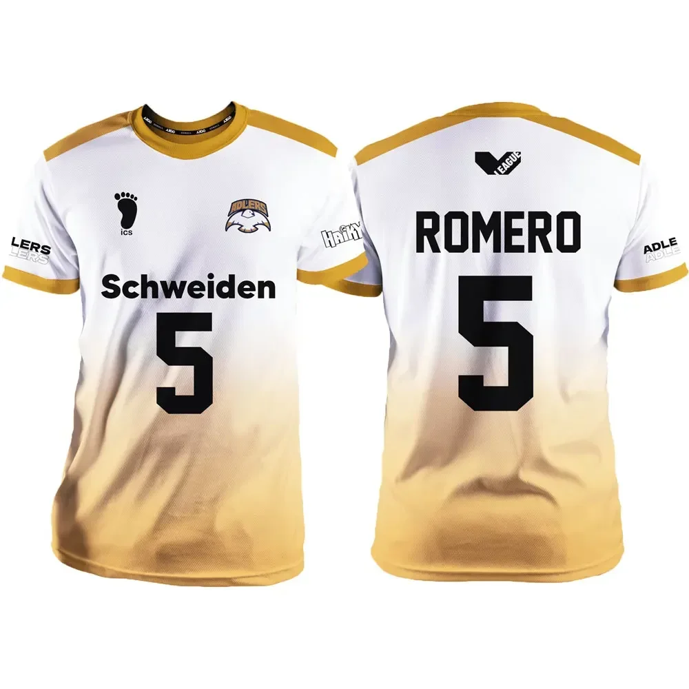 Haikyuu Adlers белая мультяшная аниме косплей мужская футболка Летняя Детская с