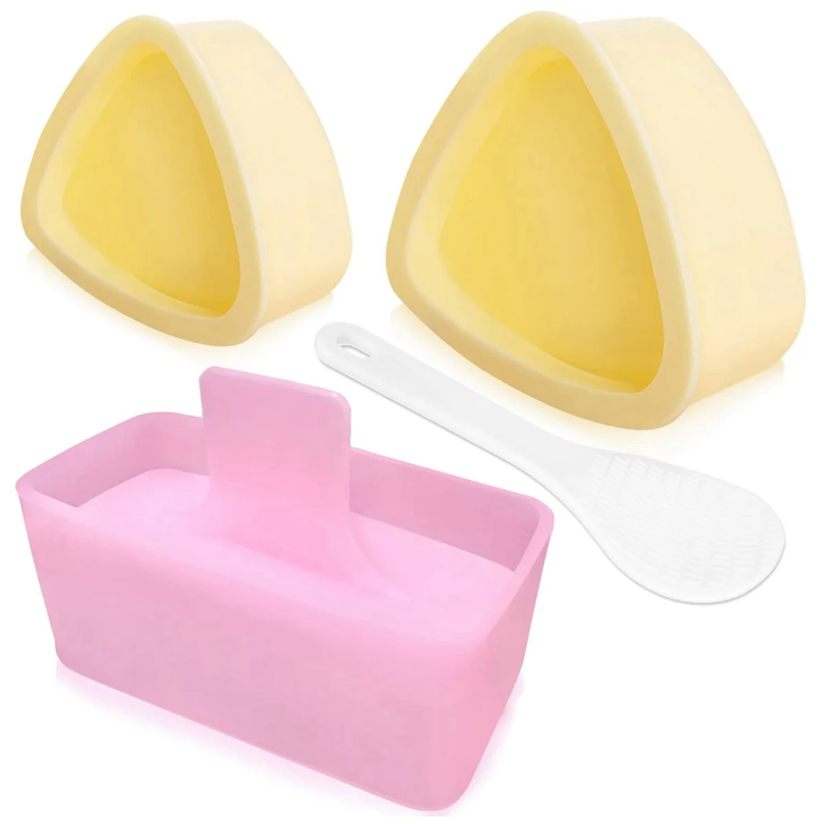 Onigiri Mold 3 Pack Rice Musubi Maker Kit Press Classic Triangle Ball Sushi