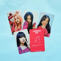 5pcsset kpop gi dles i never die photocard postcard collectiblecard bonuscard card new korea group thank you card k pop
