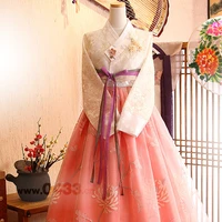ladies hanbok korean original imported fabric bridal wedding toast wedding banquet wedding dress hanbok