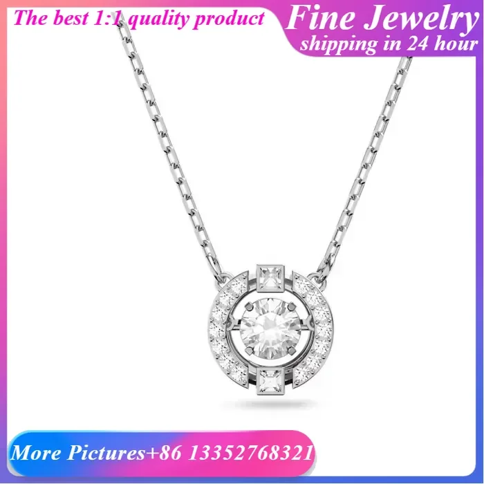 2024 Модное Женское Круглое Блестящее Ожерелье Для Танцев Высококачественные