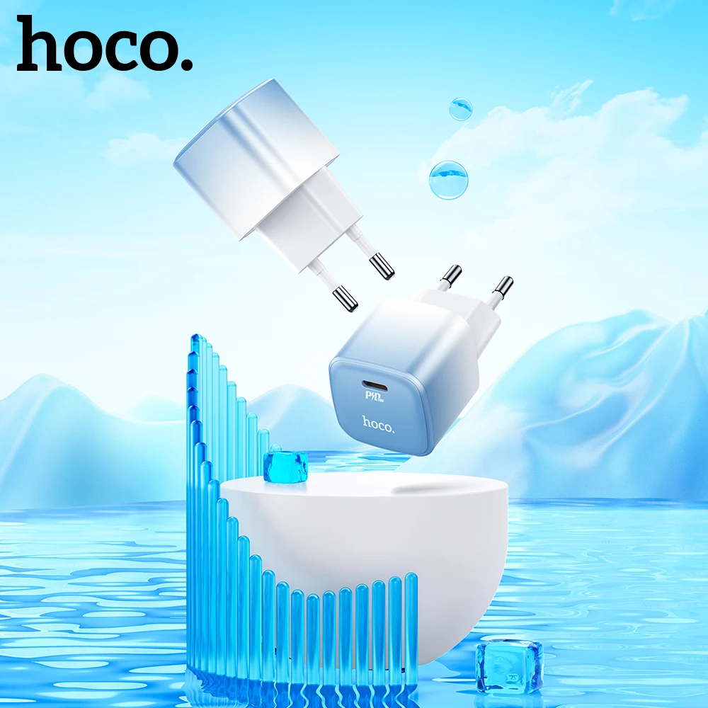  HOCO PD 20W USB C Charger Type C Wall Charging Adapter Portable Phone Charger for iPhone 14 13 12 11 Pro Max