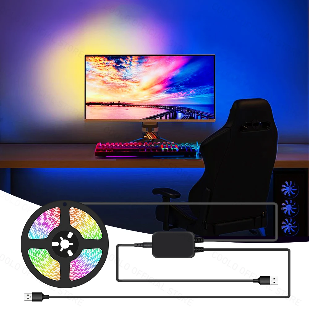 RGB Светодиодная лента Coolo для монитора