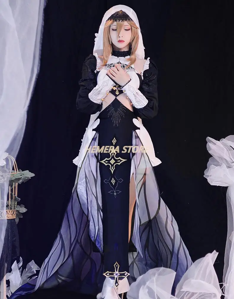 

Honkai Impact Cosplay Aponia Animation Character Cos Clothing Diffuse Exhibition Women's Dress And Accessories Role Play Party
