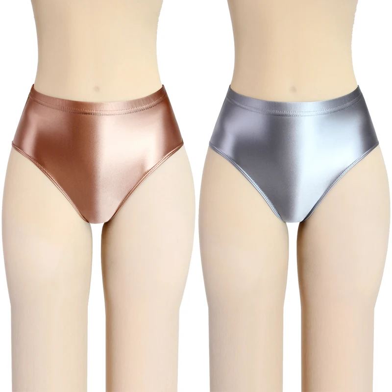 

Сексуальные блестящие трусы, бикини с ягодицами, шелковистые мужские колготки с заниженной талией, масляные плавки, купальник большого раз...