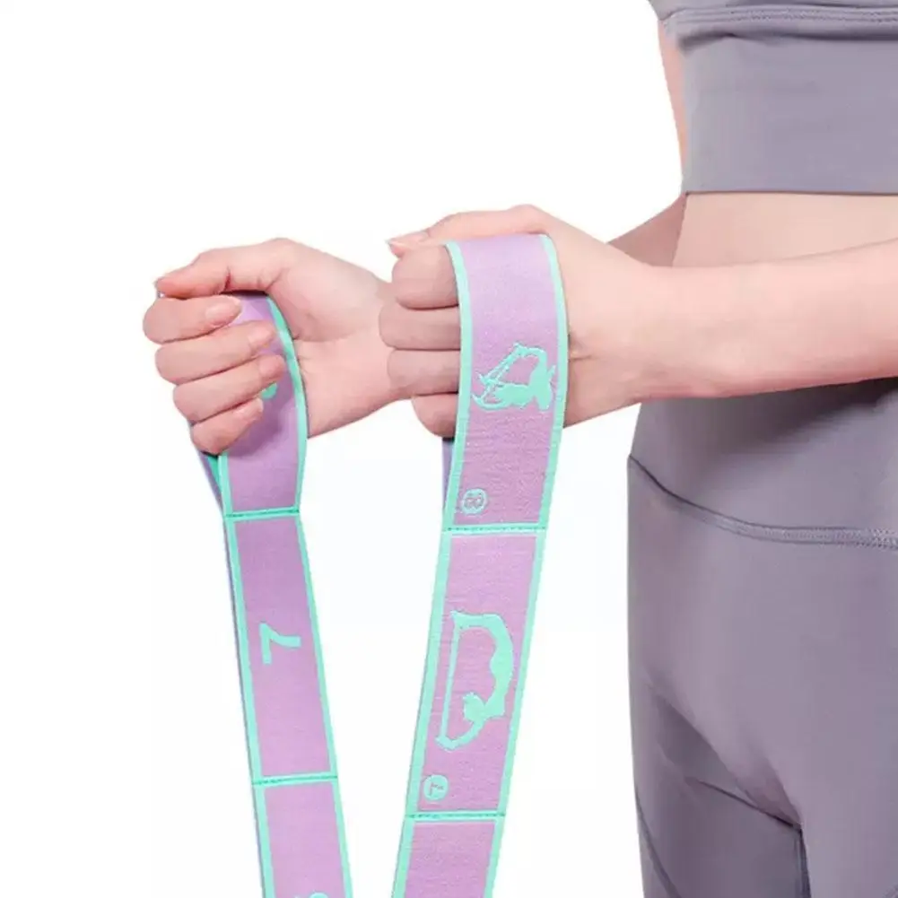 

Multi-functional Dance Yoga Auxiliary Stretching Belt Pilates Adult Training Latin Bands Resistance Band Beginner Yoga Elas X7S9