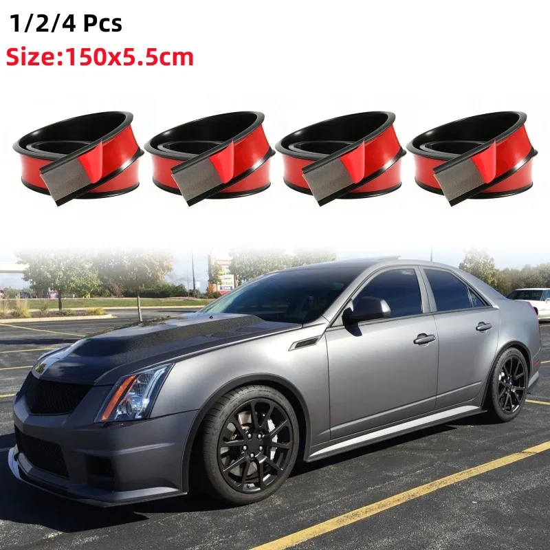 

1/2/4 шт., Универсальные гибкие накладки на крыло автомобиля, 150x5,5 см