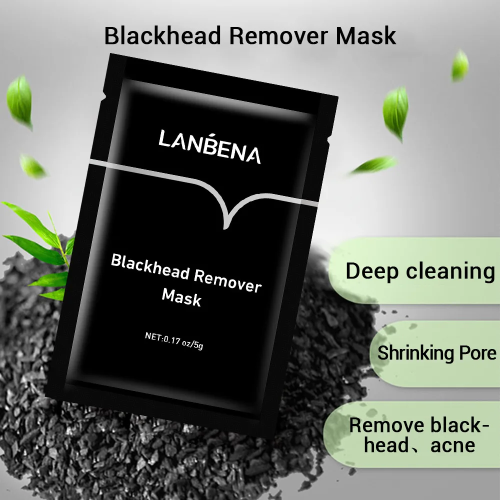 

LANBENA Bamboo Charcoal Nasal Mask Peel-Off Nasal Strips 5g*10