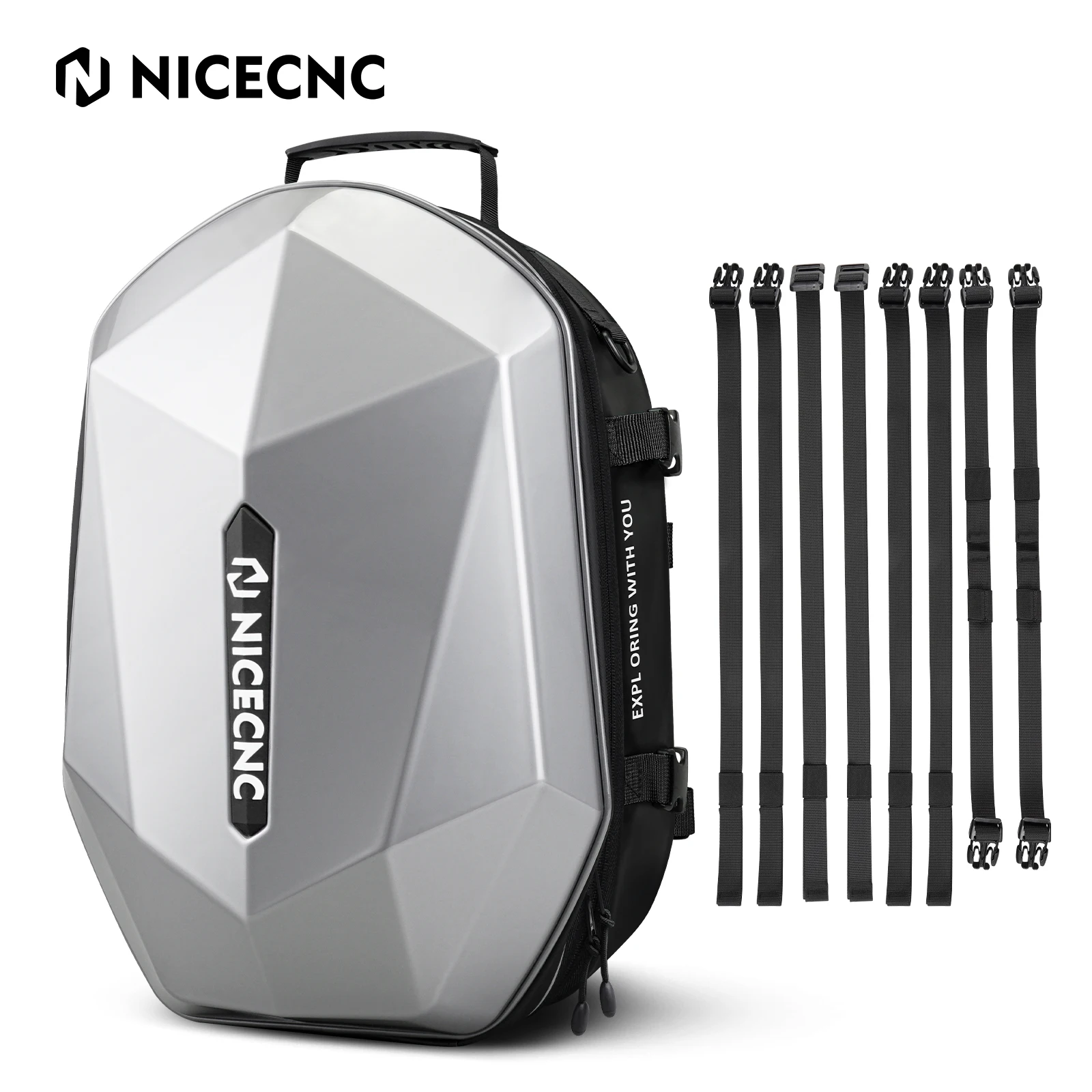 

Waterproof Motorcycle Backpack Hard Shell Motorbike Helmet Bag for BMW R1200GS R1250GS Yamaha Ducati Outing Moto Storage Top Box