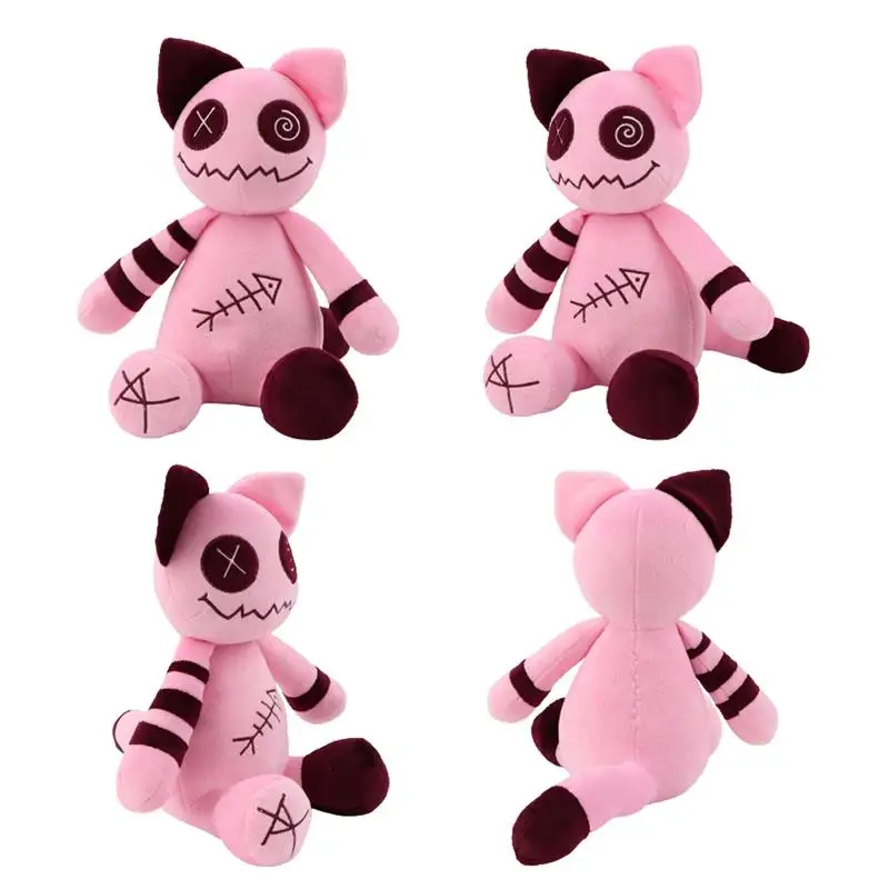 

New 25cm Kawaii Zombie Cat Plush Toy Soft Cat Animal Plush Doll Cute Stuffed Toys Kids Toys Kawaii Decor Plushie Gift For Kids