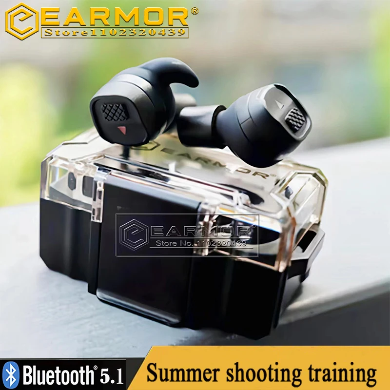 

EARMOR M20T new bluetooth earbuds outdoor hunting shooting earbuds tactical headset electronic hearing protection NRR26db