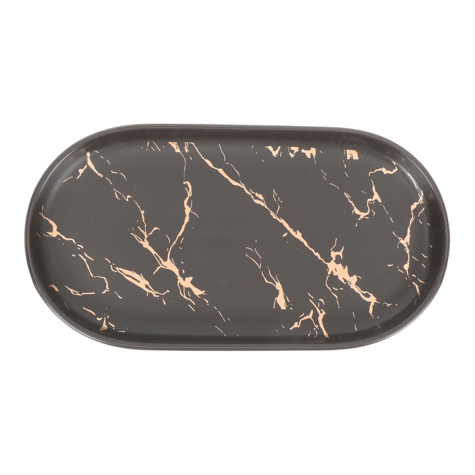 

Tray Bathroom Ceramic Marble Plate Jewelry Storage Dish Serving Accessories Vanity Holder Soap Display Ring Organizer Fruit
