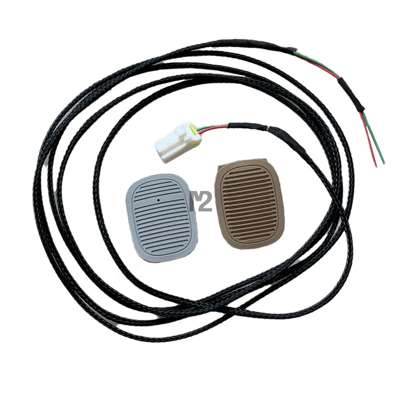 Micrófono de Audio de techo con conector Jack, Mini micrófono estéreo con cable externo para Hyundai, kia, Radio y DVD para coche
