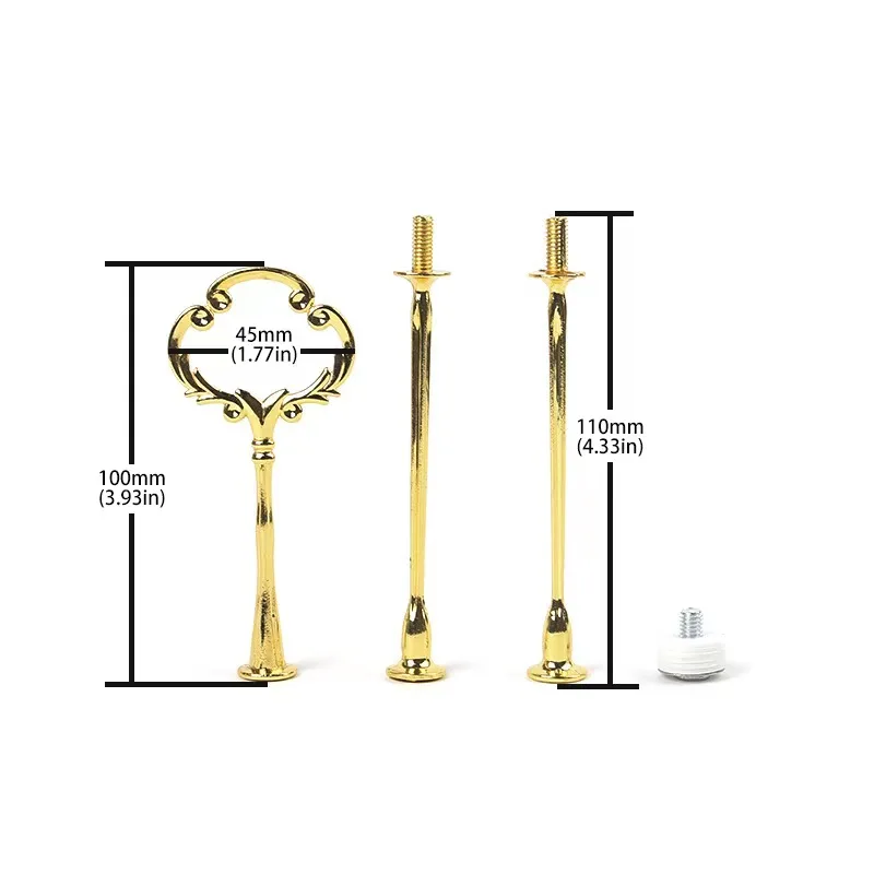 

3-уровневая подставка для торта с короной, тарелка с фруктами, ручка, фурнитура, стержень, подставка, держатель для свадебной вечеринки, изготовление тарелок для кексов, сервировка