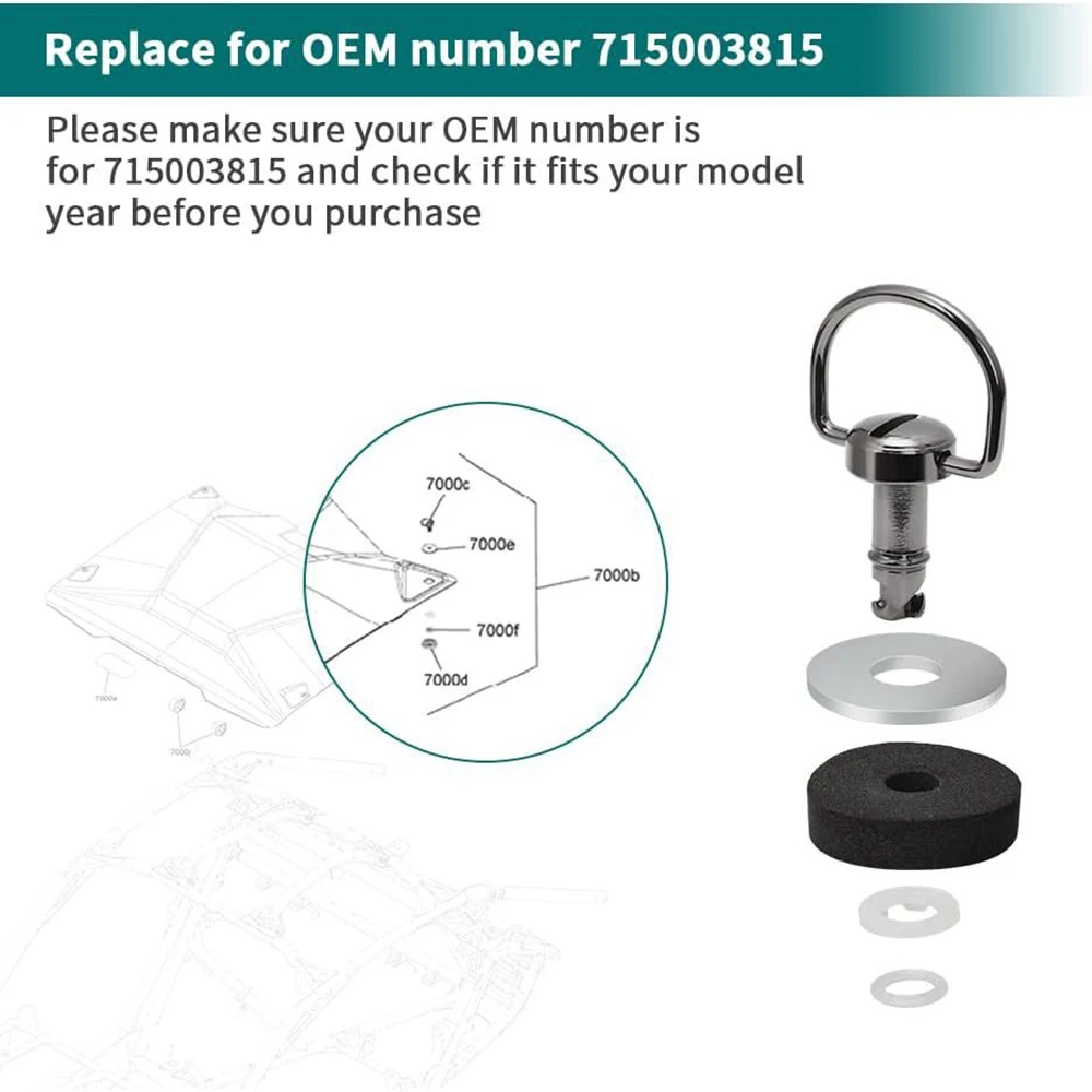 Быстросъемные болты для крыши UTV X3 комплект крепежных болтов 2017 -2022 Can-Am Maverick 715003815