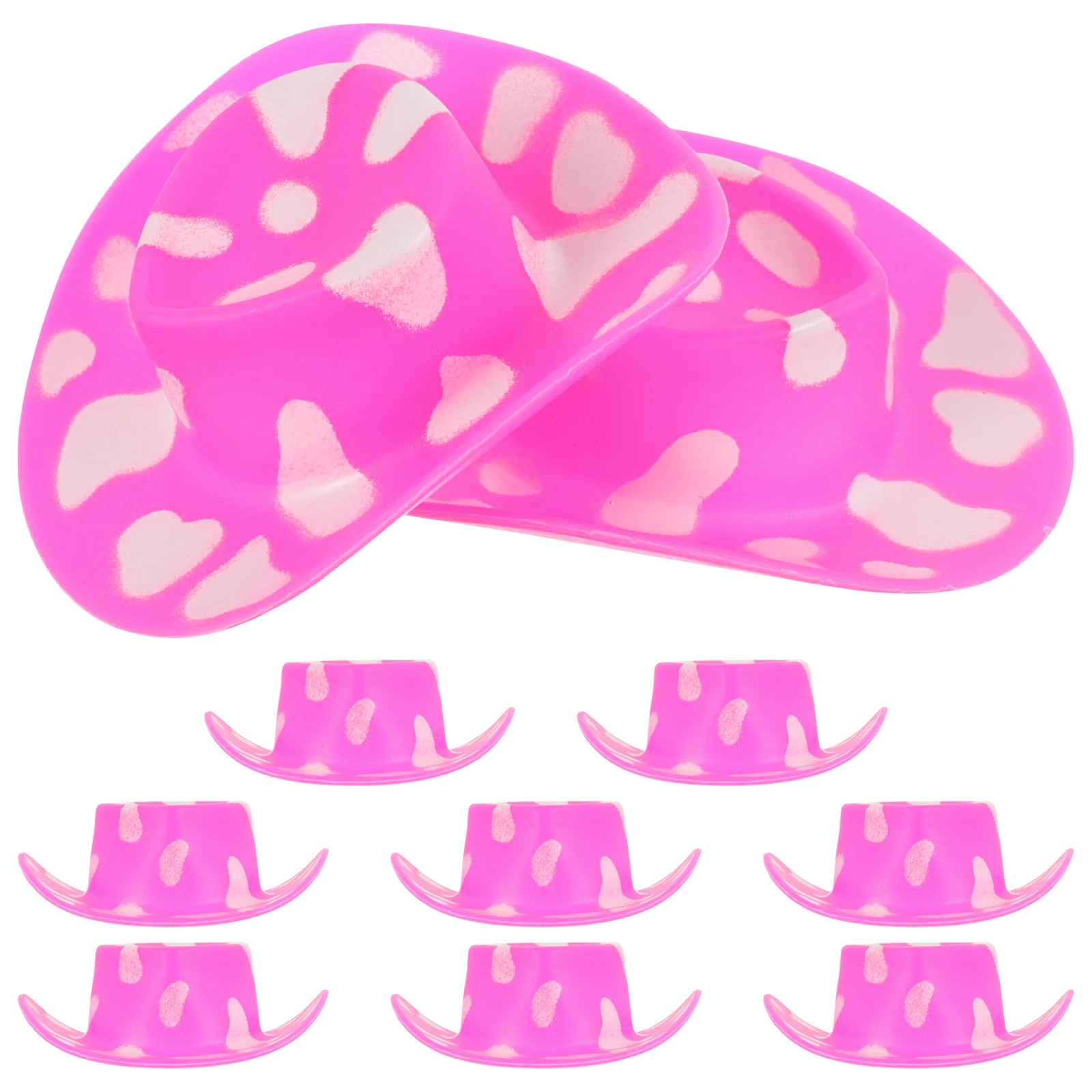 

10 Pcs Dollhouse Decorative Hat Miniature Hats Toys Tiny Delicate Replaceable Dolls Western