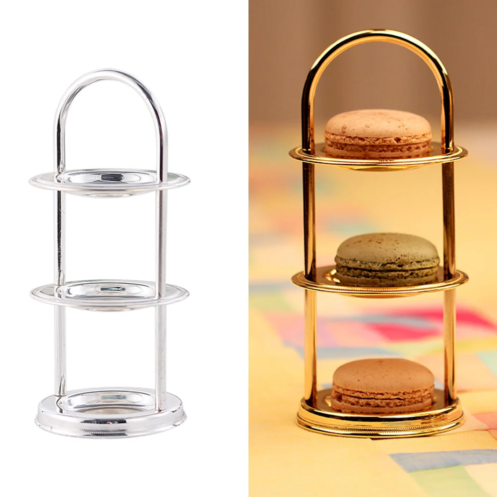 

Stand Display Serving Tray Cupcake Cake Dessert Tower Pastry Plate Fruit Holder Tiered Wedding Rack Afternoon Tea 3 Metal Pies