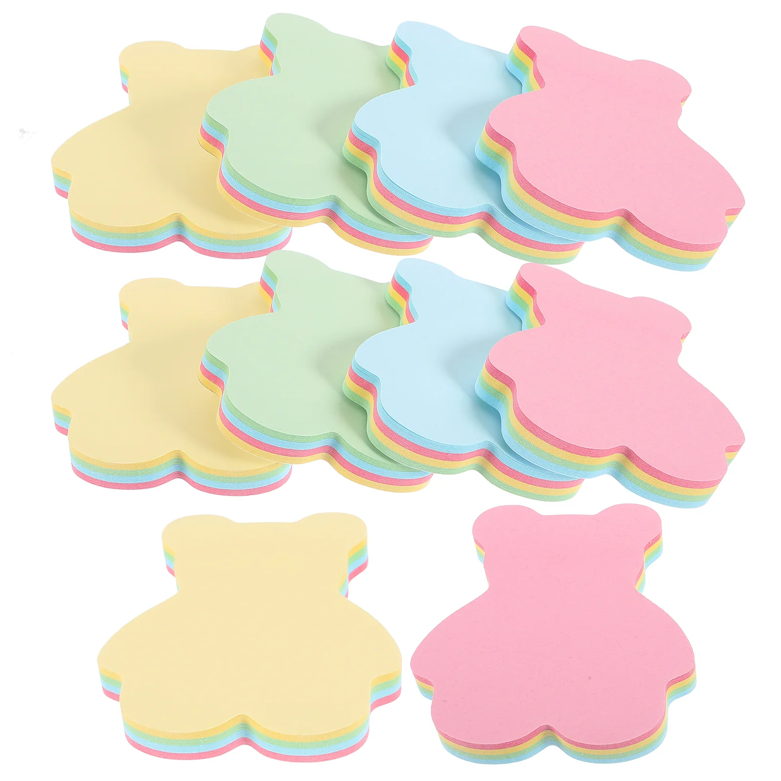 

10 Books The Office Stickers Portable Memo Pads Animal Lovely Note Self-adhesive