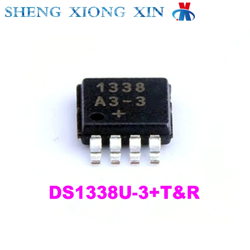 10pcs/Lot DS1338U-3+T&R DS1338U-33+TR Инкапсуляция USOP-8 DS1338 Часы реального времени RTC DS1338U Интегральная схема DS133