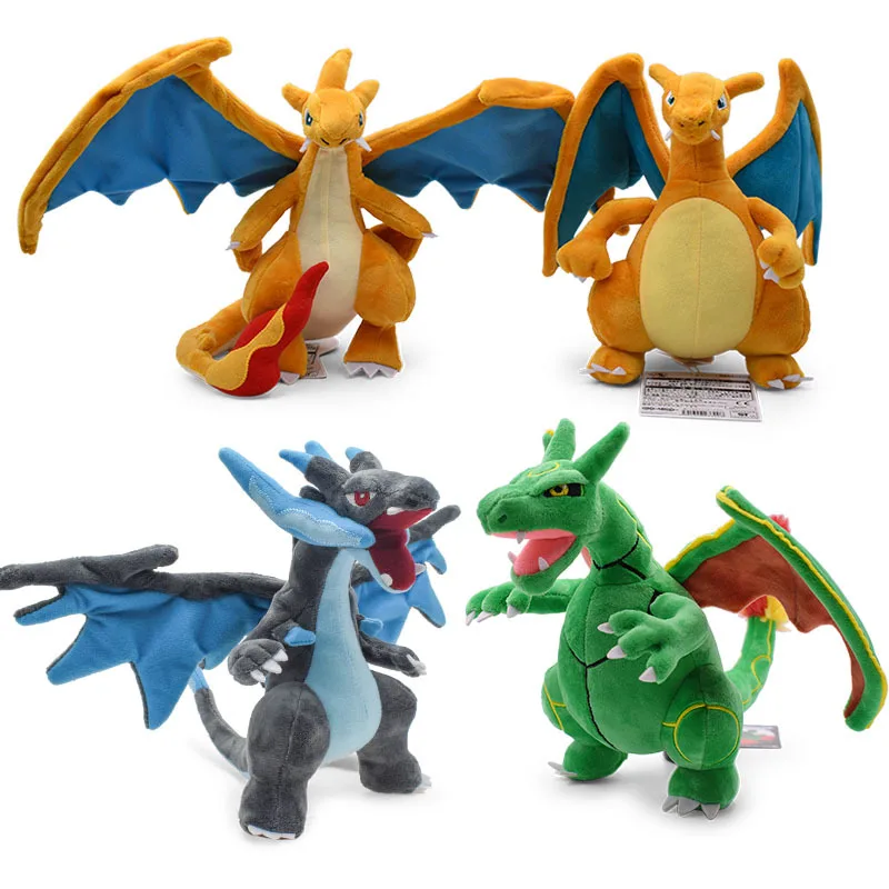 2022 New 24cm Shiny Charizard Plush Toys Pokemon XY Fire Dragon Anime Movies Posket Monster Stuffed Toy Children Birthday Gift