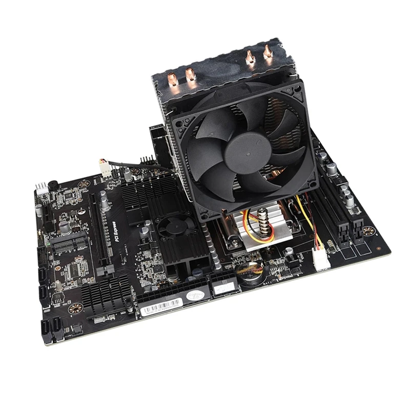 

X89 Motherboard with CPU Cooling Fan for AMD Opteron 6100/6200/6300 CPU 2XDDR3 ECC/REG DIMM RAM PCIE 1X 16X SATA2 USB3.0
