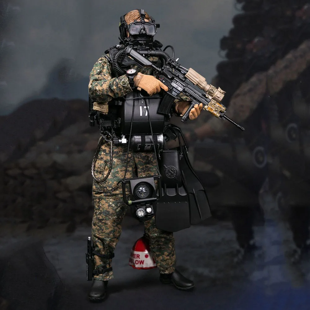 

1/6 DAMTOYS DAM 78055 Special Army USMC Marine Force Recon Combat Diver Full Set 12" Action Figure For Fans Gift