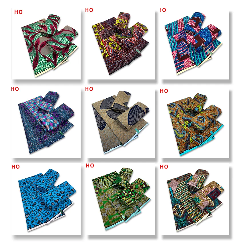

High End african wax Printed fabric Ankara Abrasion-Resistant cotton for Wedding Fabric H210709