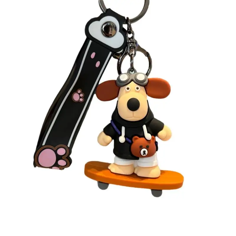 Брелок для ключей в виде мультяшной анимации ролевых игр пилот грогит ПВХ кукла