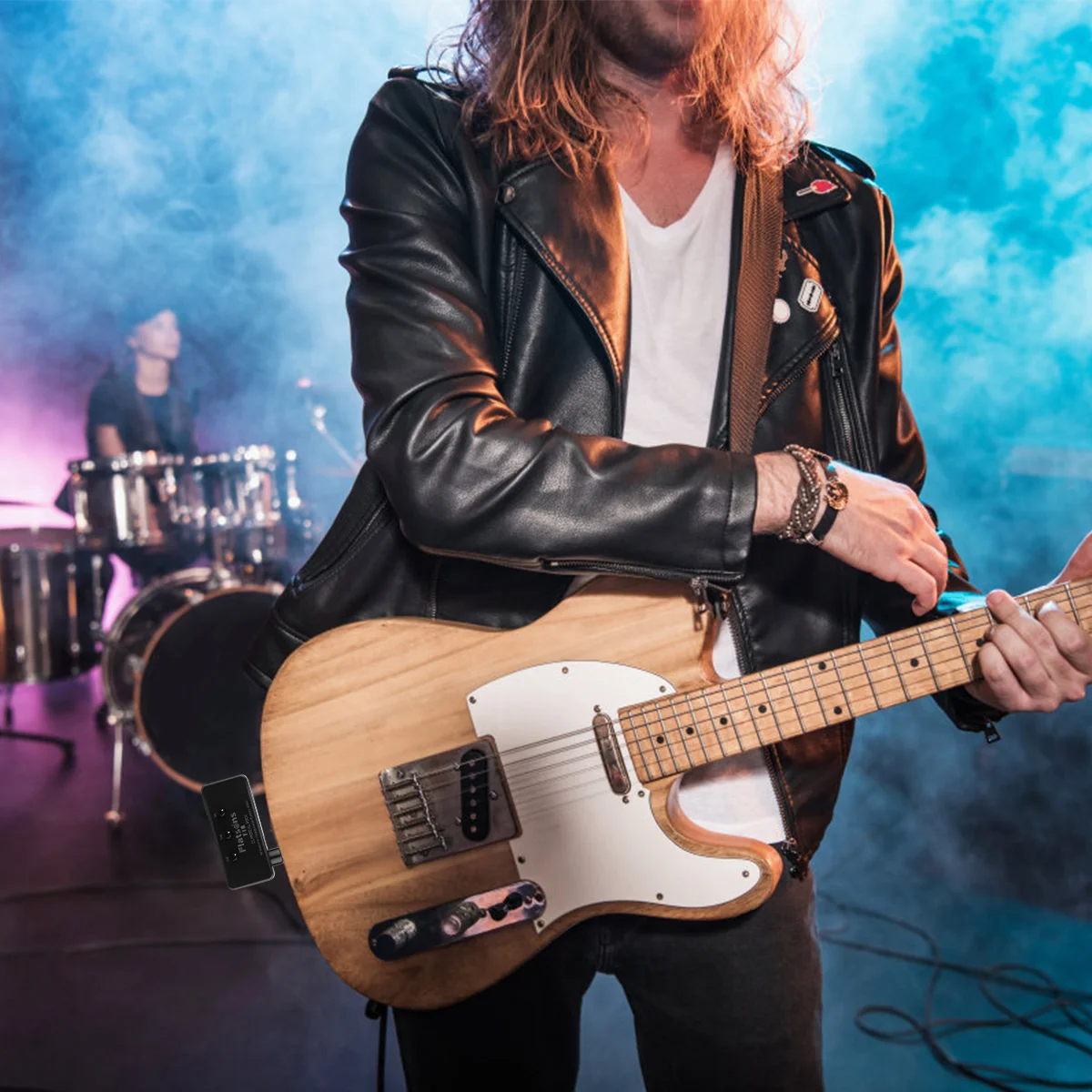 

Portable Mini Audio Electric Guitar Amplifier Durable Earphone Plastic Headphone Pocket Travel Speaker