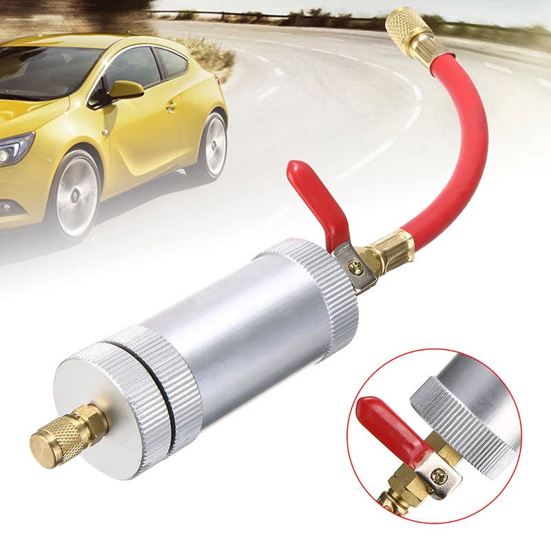 1pcs R134A R12 R22 Air Conditioning Car Oil Injection Tool Coolant Filler Tube Pipe Auto Replacement Tools