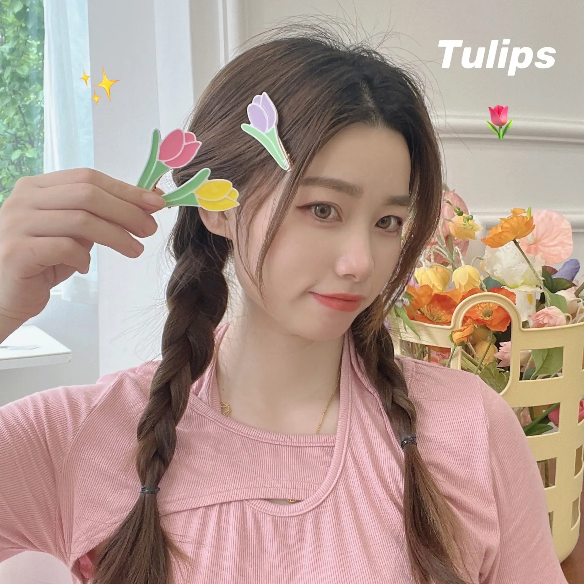 

Модные элегантные цветочные аксессуары для волос в винтажном стиле изысканный тюльпан мини универсальные аксессуары для волос