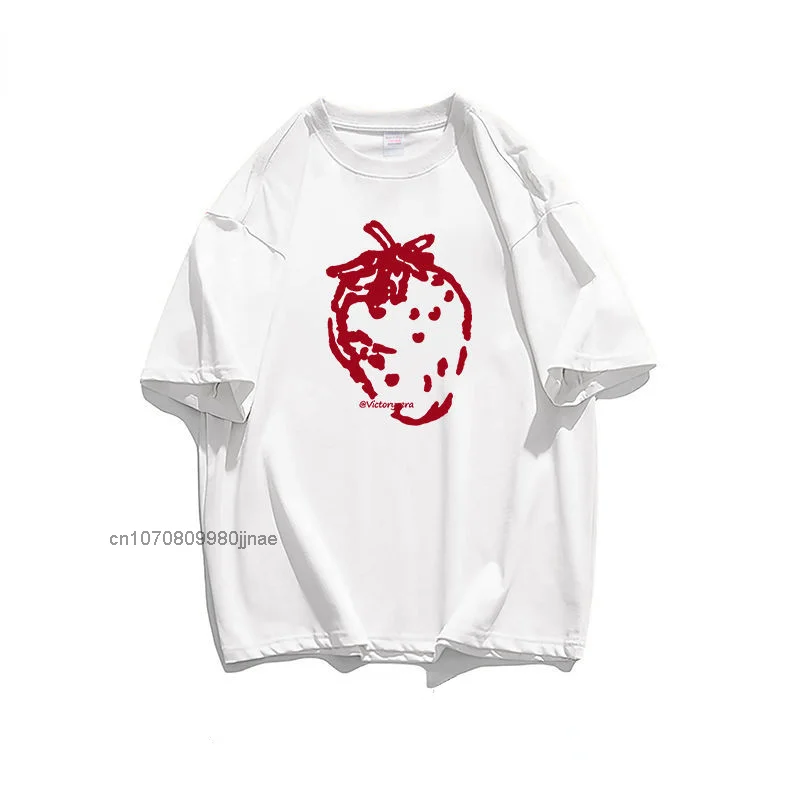 

Summer Fashion New Casual Loose T Shirt Women Trendy Oversize Sweet Girl Clothes Cotton Soft High Quality Short Sleeved T Shirt
