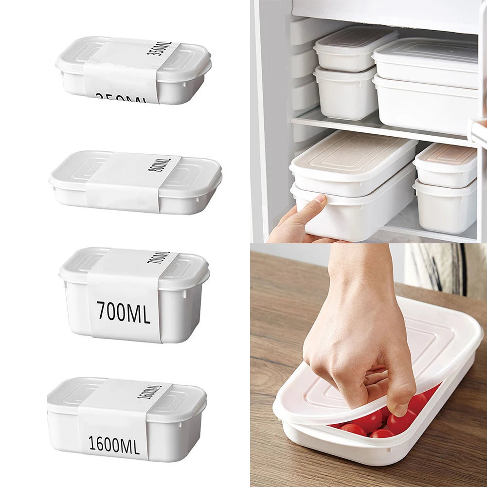 

Sealed Food Storage Container Freezer Food Storage Boxes Microwave Lunch Bento Box Vegetable Fruit Preservation Keep Fresh Box